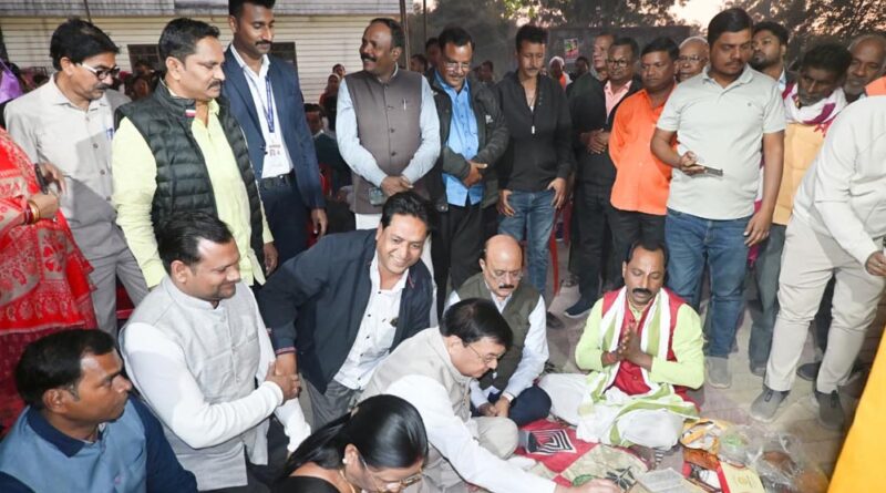 रायपुर: उद्योग मंत्री ने ऑक्सीजोन परियोजना के विकास कार्यों का शुभारंभ किया