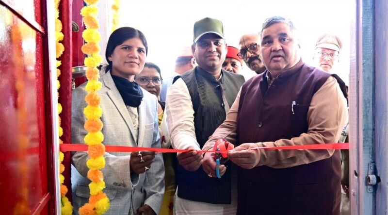 रायपुर: मंत्री राजेश अग्रवाल ने जीपीएम जिले में पुलिस चौंकी कोडगार और सिवनी का विधिवत शुभारंभ किया