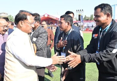 मुख्यमंत्री  विष्णुदेव साय ने संभाग स्तरीय बस्तर ओलम्पिक का किया विधिवत शुभारंभ